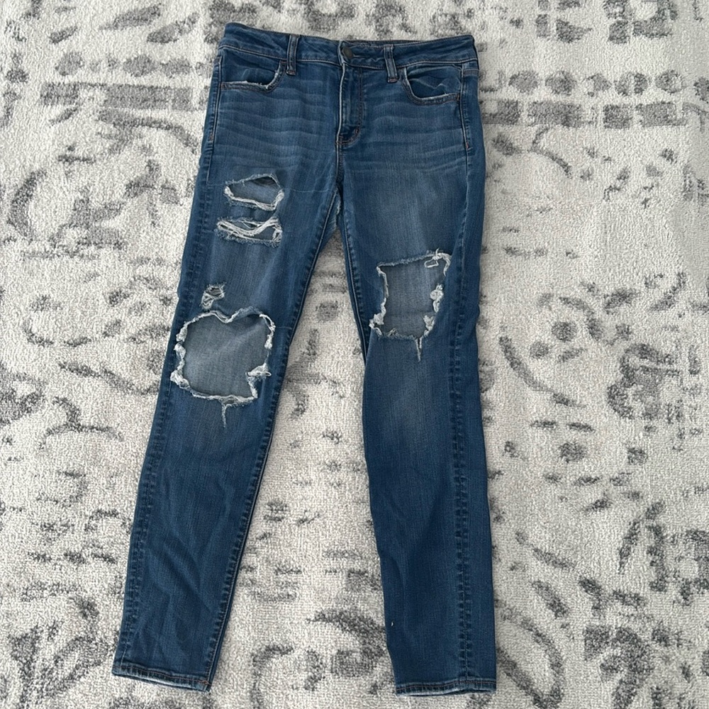 Lightly worn American Eagle outfitters super stretch jegging size 10
